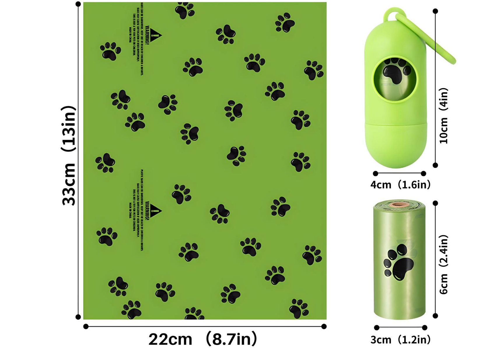 Dog poop bag refill
