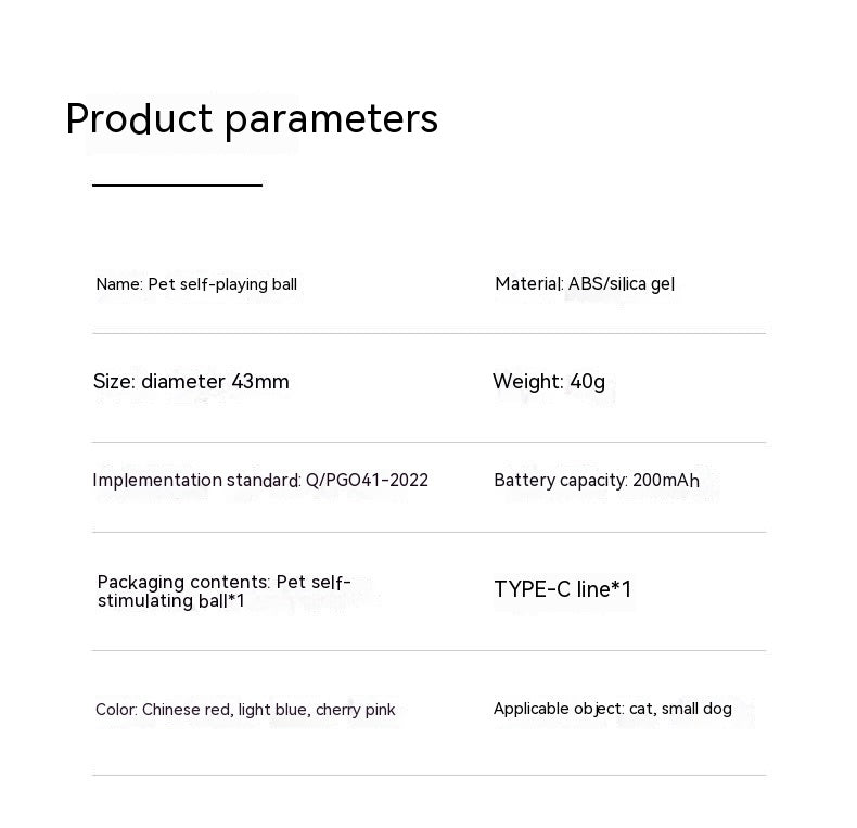 Automatic Self‑Rolling Pet Toy Ball